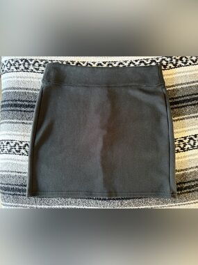 Lamb & Flag Black Mini Skirt
